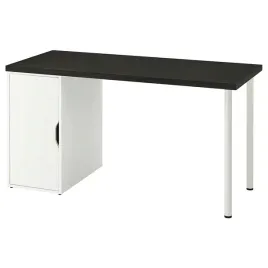 ikea-lagkapten-alex-biurko-czarnybraz-bialy-140x60-cm