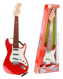 gitara-elektryczna-dla-dzieci-podklady-melodie-czerwona