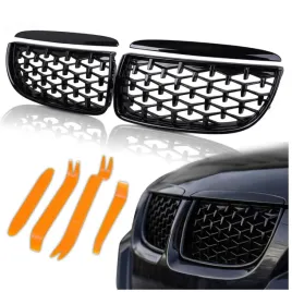 grill-nerki-bmw-e90-e91-05-08-czarny-polysk-diamond-przedlift-m-pakiet-m3