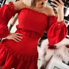 corrida-czerwona-sukienka-mini-just-unique-s-m