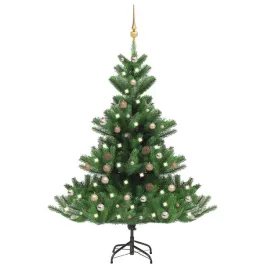 sztuczna-choinka-stylizowana-150-cm-z-led-i-bombkami
