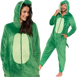 pizama-damska-meska-komplet-2x-onesie-cieply-wygodny-uroczy-dinozaur-l