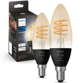 2pak-zarowka-led-swieczka-e14-b40-46w-cct-philips-hue-bluetooth-zigbee