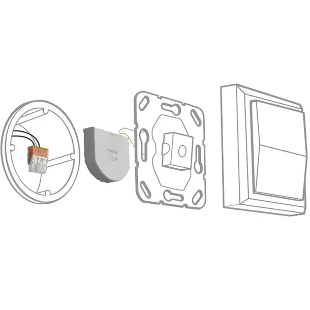 2pak-modul-przelacznik-scienny-philips-hue-wall-switch-bluetooth-zigbee-marka-philips-hue