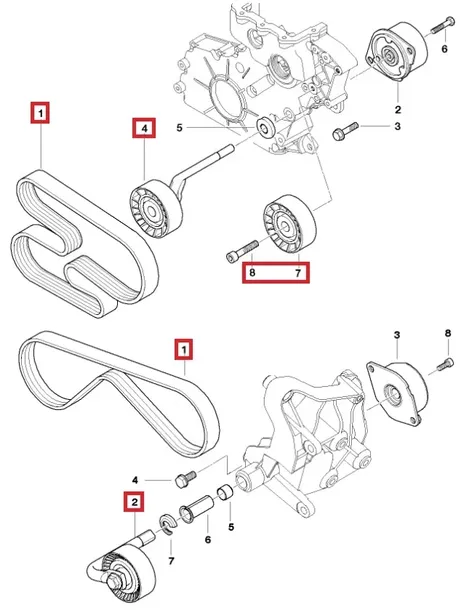 kolo-pasowe-walu-rolka-pasek-bmw-e46-320d-polift-stan-nowy
