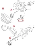 kolo-pasowe-walu-rolka-pasek-bmw-e46-320d-polift-stan-nowy