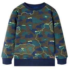 bluza-dziecieca-ciemne-khaki-melanz-140