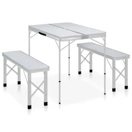 skladany-stolik-turystyczny-z-2-lawkami-aluminium-bialy
