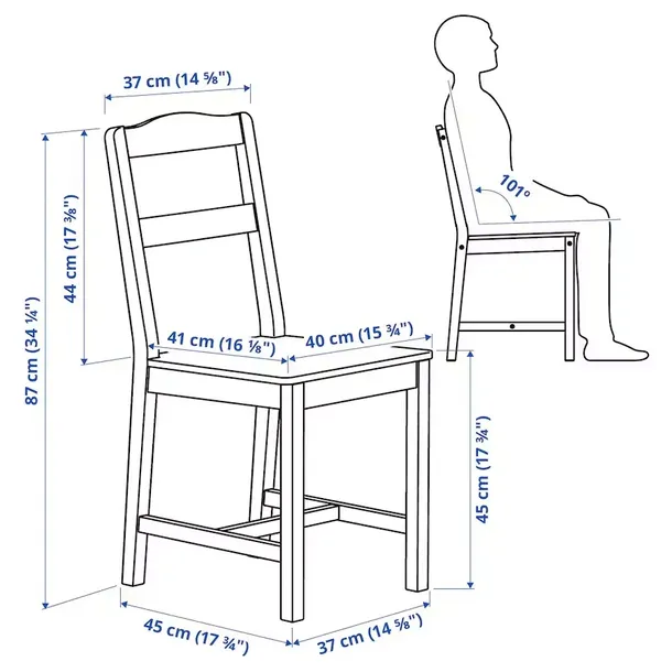 ikea-hauga-krzeslo-szary-stan-nowy