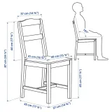 ikea-hauga-krzeslo-szary-stan-nowy