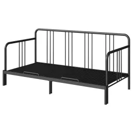 ikea-fyresdal-rama-lezanki-czarny-80x200-cm