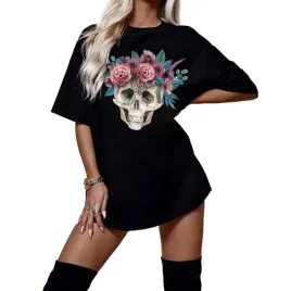 modna-sukienka-damska-mini-krotka-koszulka-oversize-na-lato-duzo-wzorow-xxl