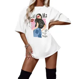 modna-sukienka-damska-mini-krotka-koszulka-oversize-na-lato-duzo-wzorow-xxl