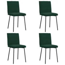 krzesla-stolowe-4-szt-ciemnozielone-obite-aksamitem