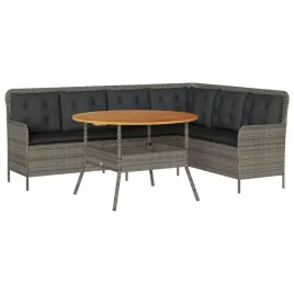 2-czesciowa-sofa-ogrodowa-z-poduszkami-szara-polirattan