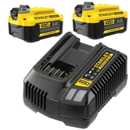 ladowarka-szybka-18v-v20-fatmax-stanley-sfmcb12-2x-aku-6ah-sfmcb206
