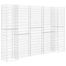 donica-gabionowa-w-ksztalcie-h-drut-stalowy-260x40x180-cm