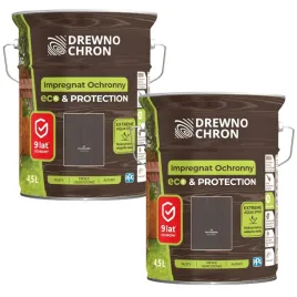 zestaw-drewnochron-ecoandprotection-2x45l-impregnat-do-drewna-palisander-9l