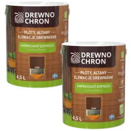 zestaw-drewnochron-express-2x45l-impregnat-do-drewna-dab-9l