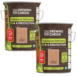 zestaw-drewnochron-ecoandprotection-2x45l-impregnat-do-drewna-dab-ciemny-9l