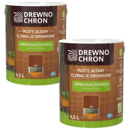 zestaw-drewnochron-express-2x45l-impregnat-do-drewna-tik-tek-teak-9l