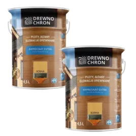 zestaw-drewnochron-extra-2x45l-impregnat-do-drewna-powlokotworczy-sosna-9l