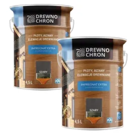 zestaw-drewnochron-extra-2x45l-impregnat-do-drewna-powlokotworczy-szary-9l