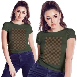 koszulka-damska-kobieca-t-shirt-unikalny-design-kratka-krata-2xl-jakosc