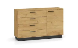 komoda-mala-1drzwiowa-z-szufladami-1d4sz-138cm-dab-stylowy-czarny-moreno-ml