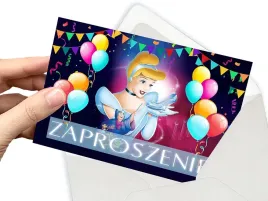 zaproszenie-kopciuszek-na-urodziny-dziecka-koperta-gratis
