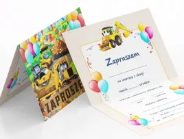 zaproszenie-koparka-walec-wywrotka-na-urodziny-dziecka-koperta