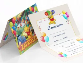 zaproszenie-kubus-puchatek-na-urodziny-dziecka-koperta-gratis