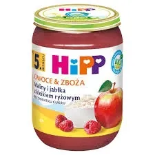 hipp-bio-owoceandzboza-maliny-i-jablka-z-kleikiem-ryzowym-po-5-miesiacu-190g