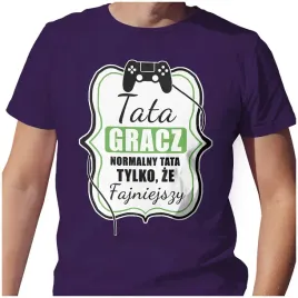 meska-koszulka-t-shirt-na-dzien-ojca-taty-tata-gracz-w-gry-xl-jakosc