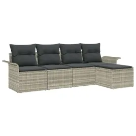 zestaw-sof-na-ogrod-z-poduszka-5-pcs-jasnoszary-polirattan
