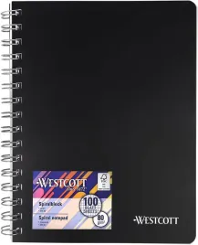 notatnik-spiralny-pierscieniowy-westcott-a5-w-kratke-200-stron-czarny