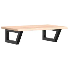 polka-scienna-pod-umywalke-stal-i-lite-drewno-debowe