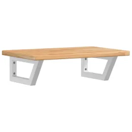 polka-scienna-pod-umywalke-stal-i-lite-drewno-debowe
