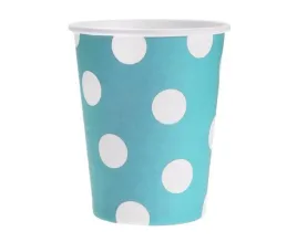 kubeczki-papierowe-blekitne-w-biale-groszki-270-ml-6-szt-niebieskie-party
