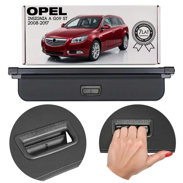 OPEL INSIGNIA A G09 2008-2017 TOURER ROLETA BAGAŻNIKA CZARNA 13278414