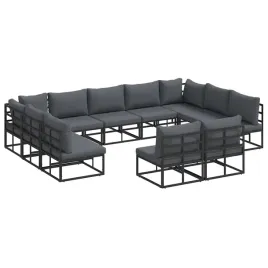 zestaw-sof-na-ogrod-z-poduszka-11-pcs-czarny-aluminium
