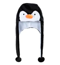czapka-pingwin-zabawna-ptak-zima