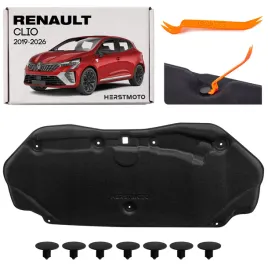 renault-clio-v-2019-2026-wygluszenie-maski-z-kompletem-spinek-658402884r