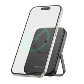 borofone-power-bank-5000mah-bj51-typc-pd-20w-magnetic-indukcja-czarny