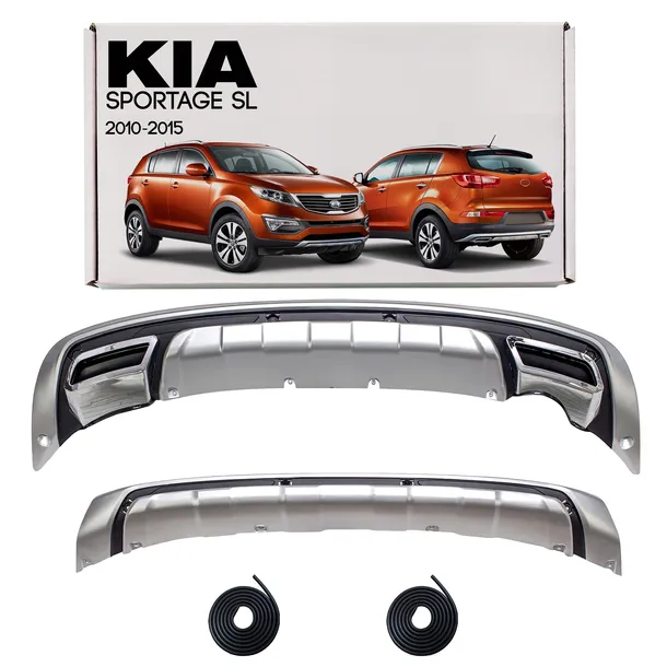 KIA SPORTAGE III SL 2010-2015 OSŁONY ZDERZAKÓW PRZÓD + TYŁ + WYDECH