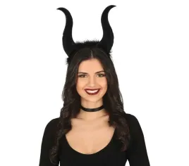 opaska-rogi-diablicy-diablica-demon-demona-czarne-puszek-halloween