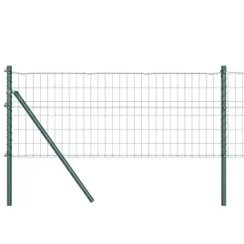 ogrodzenie-z-slupkami-zielony-0-6-x-25-m-stal