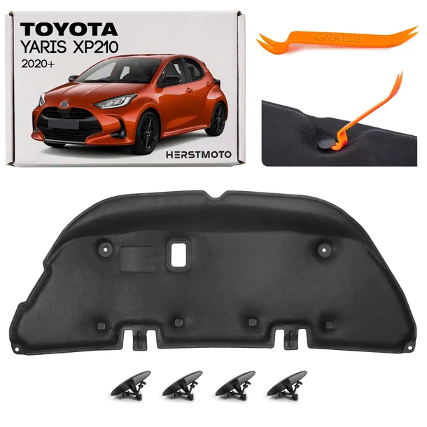 TOYOTA YARIS IV XP210 2020+ WYGŁUSZENIE MASKI 53341K0010 + SPINKI