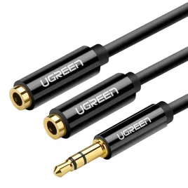 kabel-ugreen-av123-jack-3-5mm-2x-jack-3-5mm-25cm-czarny