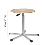 taboret-obrotowy-ergolinia-evo3-stan-nowy